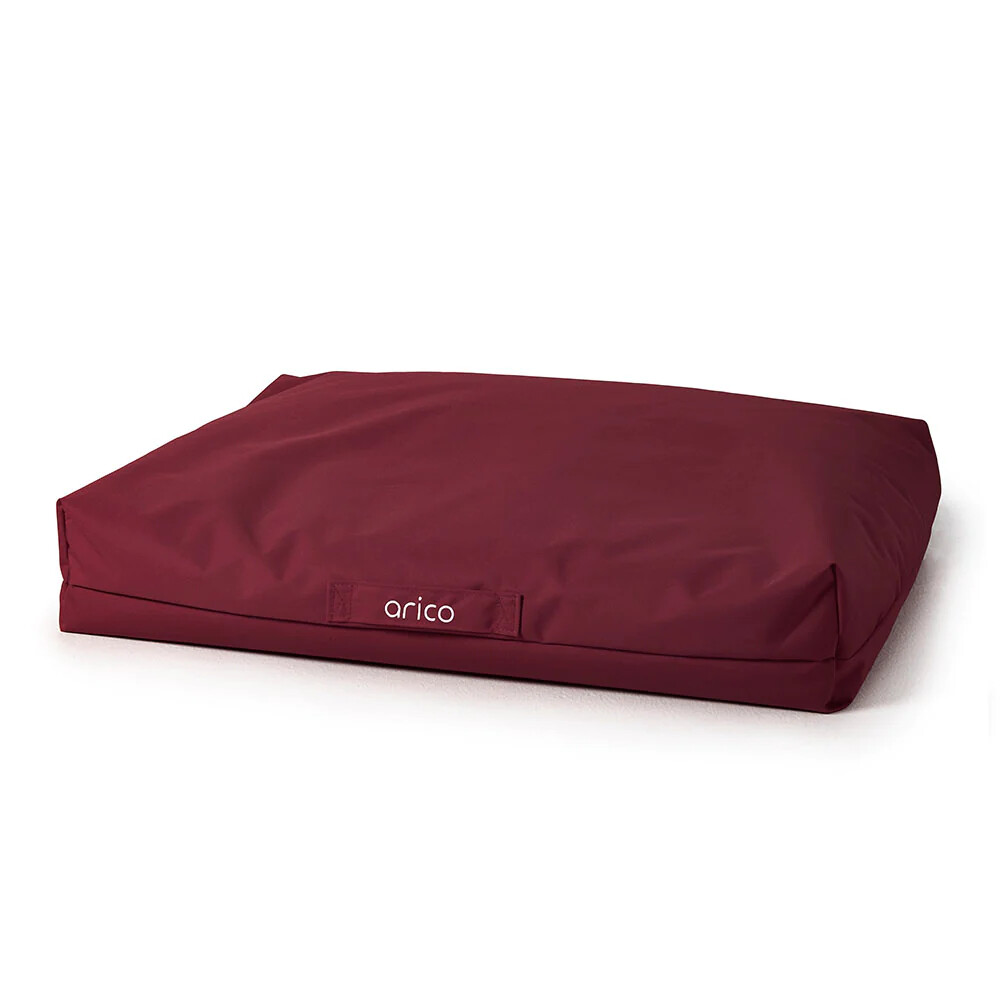 D0580 - Coussin imperméable bordeaux pour chiens - Arico