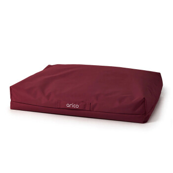 Coussin imperméable bordeaux pour chiens - Arico