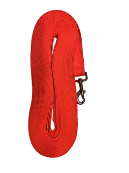 Laisse de rappel orange pour chien 3/8" – Les nylons du berger