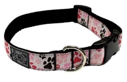 Collier de Nylon Ajustable avec Motifs Rose Camouflage pour Animaux Rc Pets