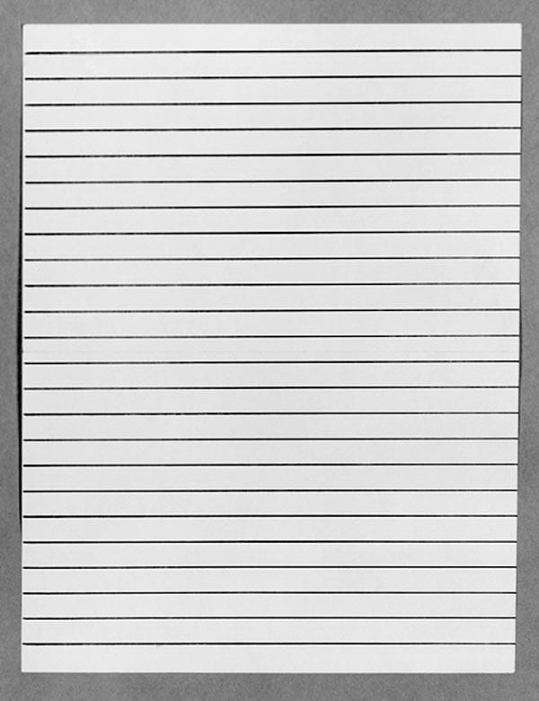 Bold Line Letter Writing Paper: 0 4375 Inch Line Spacing American
