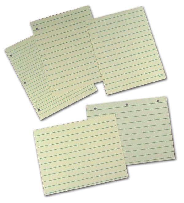 Wide lined writing paper