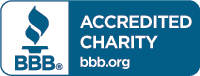 Better Business Bureau Accredited Charity logo, bbb.org, APH BBB Charity Review.
