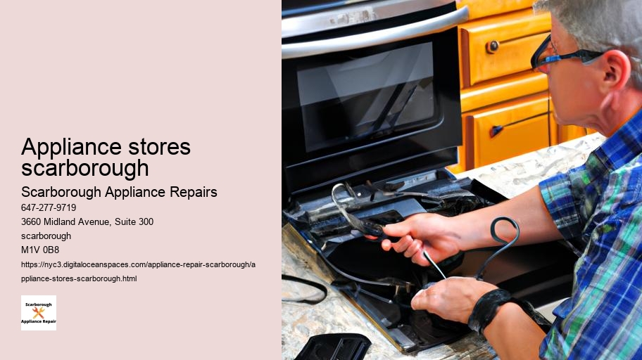 appliance stores scarborough