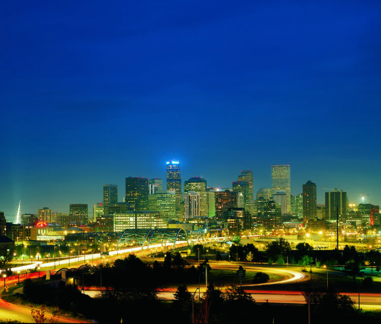 Denver Skyline by Marcia Ward