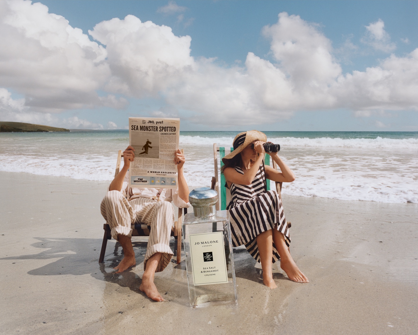 Jo Malone Campaign on the beach