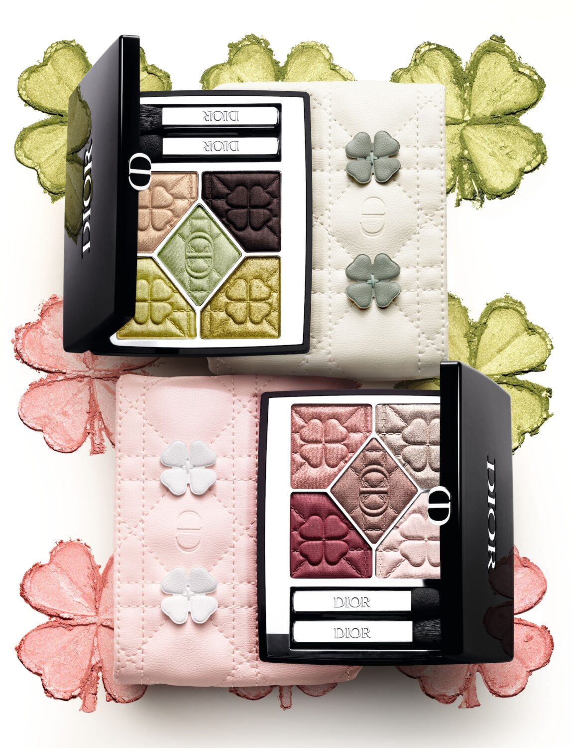DIOR BEAUTY FALL Green and pink eyeshadow pallettes