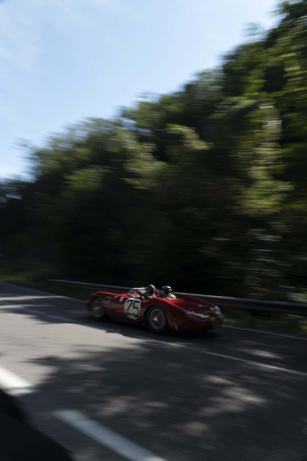 Vintage cars taking part in the Louis Vuitton Dolomites Classic Run 2026