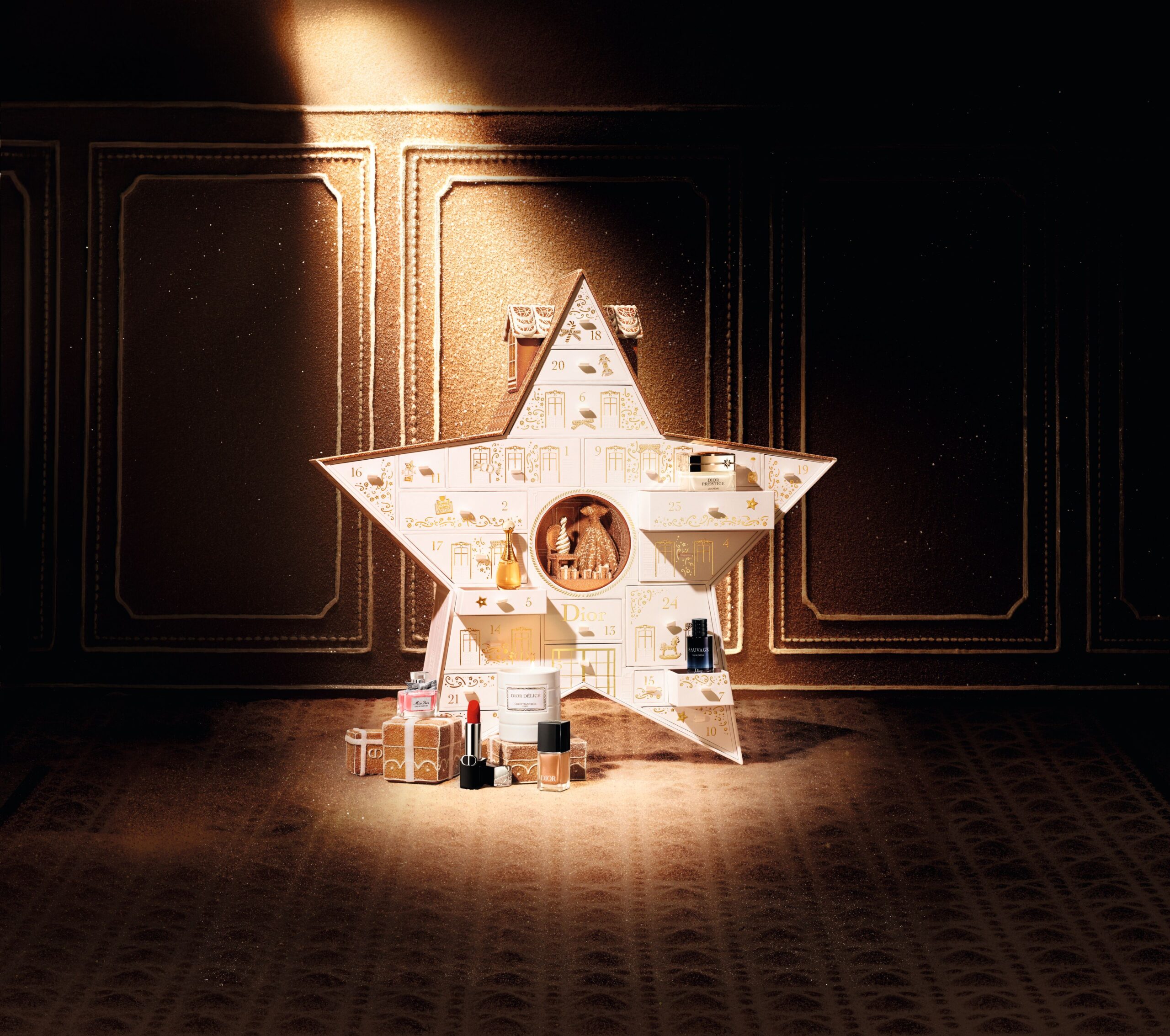 Dior Beauty Advent Calendar as a Holiday Centerpiece - The Arcadia