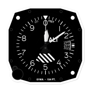 Willapa Harbor Heliport (01WA) Altimeter Stickers