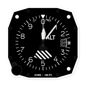 Whidbey General Hospital Heliport (01WN) Altimeter Stickers