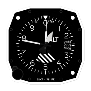 St Claire Healthcare Heliport (02KT) Altimeter Stickers