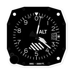 Goltl Airport (00IG) Altimeter Stickers