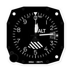 HIA Airport (03GA) Altimeter Stickers