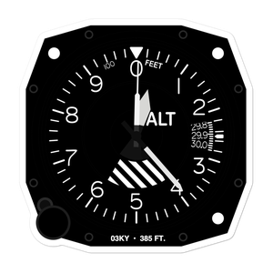 Flying H Farms Airport (03KY) Altimeter Stickers
