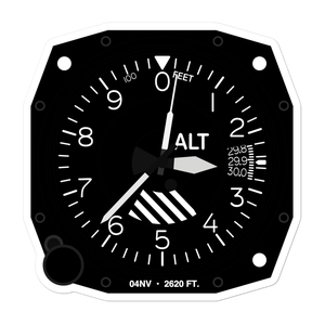 Kingston Ranch Airport (04NV) Altimeter Stickers