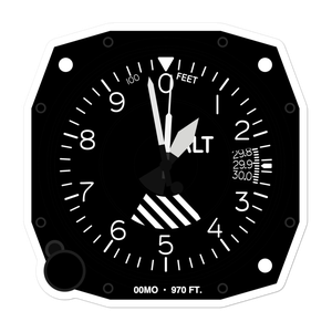 Cooper Flying Service Airport (00MO) Altimeter Stickers