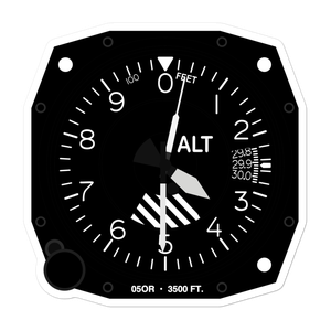 Peacock Ranch Airport (05OR) Altimeter Stickers