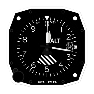 Brandes Air Field (05TA) Altimeter Stickers