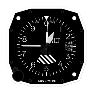 Falcon Heliport (06KY) Altimeter Stickers