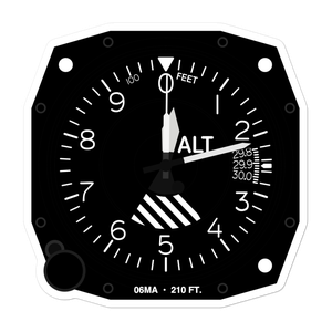 The Barn Heliport (06MA) Altimeter Stickers