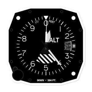 Western Airpark (06WN) Altimeter Stickers