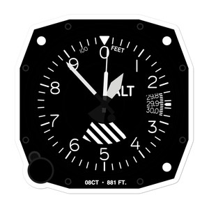 Seavair's Landing Seaplane Base (08CT) Altimeter Stickers
