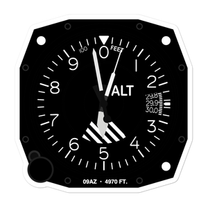 Stronghold Airport (09AZ) Altimeter Stickers