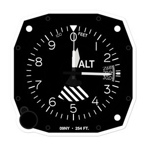 Spring Lake Fire Department Heliport (09NY) Altimeter Stickers