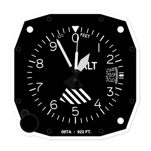 Lazy G Bar Ranch Airport (09TA) Altimeter Stickers