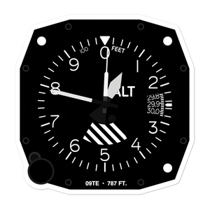 Running M Ranch Airport (09TE) Altimeter Stickers