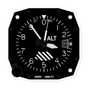 Hawks Run Airport (00WN) Altimeter Stickers