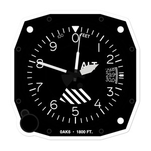 Victory Airport (0AK6) Altimeter Stickers