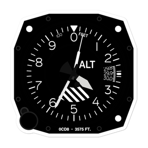 Prowers Medical Center Heliport (0CD8) Altimeter Stickers