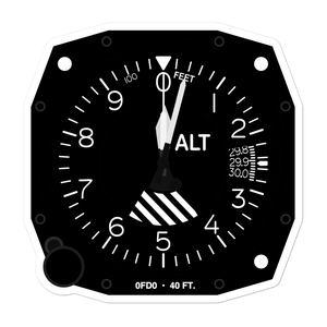 The 2A Ranch Airport (0FD0) Altimeter Stickers