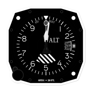 Panhandle Helicopter Llc Heliport (0FD1) Altimeter Stickers