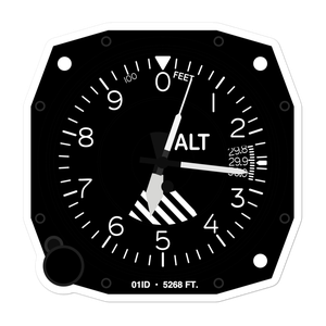 Lava Hot Springs Airport (01ID) Altimeter Stickers