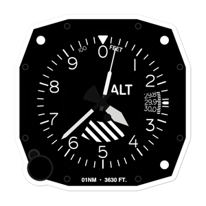Champion Ranch Airport (01NM) Altimeter Stickers