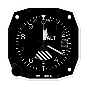 Arkavalley Airport (12A) Altimeter Stickers