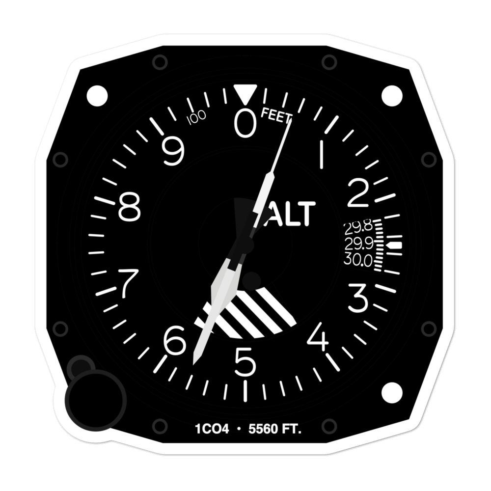 Clifford Field (1CO4) Altimeter Stickers 