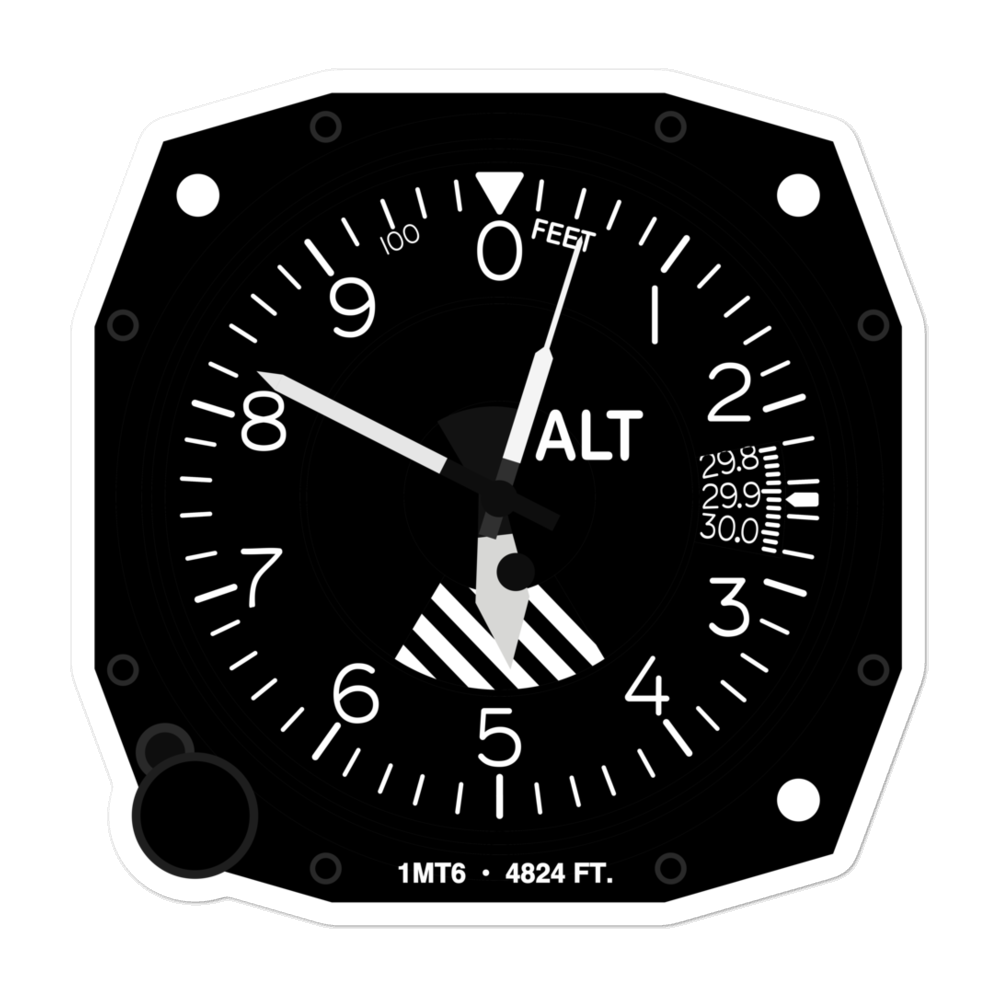 Bobcat Field (1MT6) Altimeter Stickers 