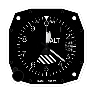 Harrison County Airport (KASL) Altimeter Stickers