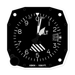 Blackwell Tonkawa Municipal Airport (KBKN) Altimeter Stickers
