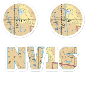 Lackerman Ranch Airport (NV16) VFR Sectional Sticker Pack