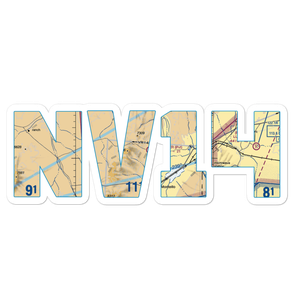 Juniper Airport (NV14) VFR Sectional Sticker