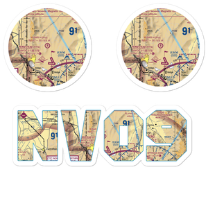 H Bar H Airport (NV09) VFR Sectional Sticker Pack