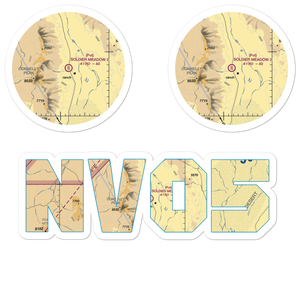 Soldier Meadow Nr 2 Airport (NV05) VFR Sectional Sticker Pack