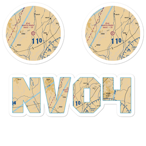 Marys River Ranch Airport (NV04) VFR Sectional Sticker Pack