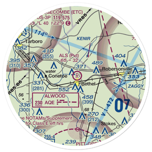 Als Airport (NR40) VFR Sectional Sticker (20 mile)