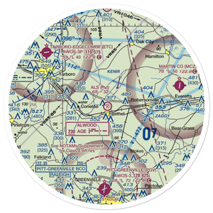 Als Airport (NR40) VFR Sectional Sticker (30 mile)